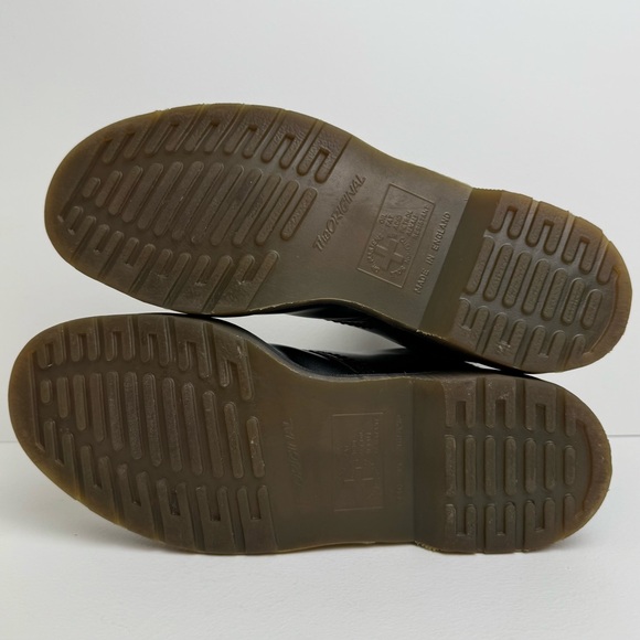 Vintage Dr. Martens England 1460 Metallic Graphite Shimmer Silver MIE Boots UK 9 - Picture 12 of 16